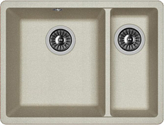 Мойка Flortek Ринг 335/160 серый