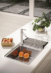 Мойка Alveus Rando 50L UP нержавеющая сталь атласная, чаша слева