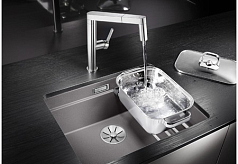 Мойка Blanco ETAGON 500-U SILGRANIT PuraDur кофе